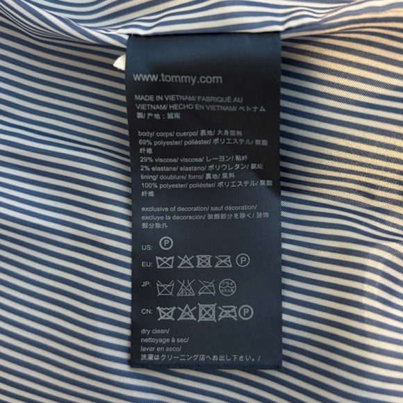 Tommy Hilfiger Navy Classic Fit Blazer - Picture 6 of 6